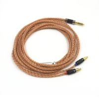 16 Core Replacement Copper Headphones Cable for Audio Technica ATH- AP2000Ti 750 770H 990H ADX5000 MSR7B Earphones