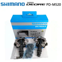 Shimano Deore SLX XT PD M520 Pedal for MTB Bicycle Self-locking Lock Feet Pedal Mountain Bike Pedal Parts Bicycle Cycling Parts