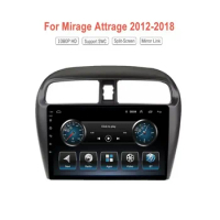 Android Auto Radio For Mitsubishi Mirage Attrage 2012-2018 Car Radio Multimedia Video Player Navigation GPS 2din DVD Camera