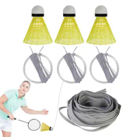 Shuttlecocks For Badminton Outdoor Glowing Self-Adhesive Badminton Balls Lightweight Training Supplies High Elastic Portable