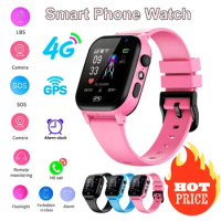 Kids 2G Smart Watch Sim Card Video Call SOS GPS Location Phone Watch Camera Location Tracker Waterproof Child Smartwatch Girls