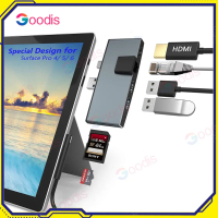 Penyesuai HUB Adapter 4K Hdmi USB for Microsoft Surface Pro 6 5 4 Dock USB 3.0 Usb SD TF Card Reader