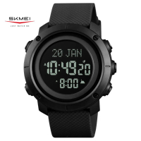 SKMEI 1728 Kiblat dan Waktu Solat Qibla Muslim Compass Digital Men Women Sport Watch (47mm) Perfect 
