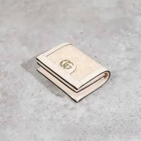 Dompet GUCCI OPHIDIA GG MONOGRAM BEIGE CREAM BIFOLD WALLET 100% ORIGINAL 10X7CM