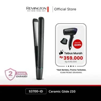 Remington Catokan Pelurus Rambut Ceramic Glide S3700 BLACk