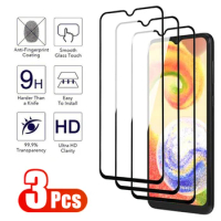 3Pcs 999D Tempered Glass For Samsung Galaxy A04 Core A04E A14 A24 A34 A54 Screen Protector M04 M14 M54 F04 F14 Protection Film