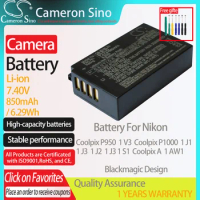 CameronSino Battery for Nikon Coolpix P950 1 V3 Coolpix P1000 1 J1 Coolpix A fits Blackmagic Design BMPCCASS/BATT camera battery