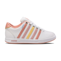【K-SWISS】Court Pro WP 98389-135(白/橘/粉黃)-US6