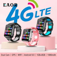 EAOR 4G Smart Watch for Kids Android 9.0 Waterproof Smartwatch Child Student Phone Watch GPS WIFI Video Call Kids Tracker