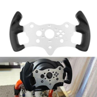 Silver Aluminum Modified Steering Wheel Panel Racing Game Style for Thrustmaster T300