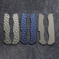 4 Styles Titanium Alloy Knife Handle Scale Patch Replacement For 111MM Victorinox Swiss Army Knives Rescue Tool MW4DE DIY Parts