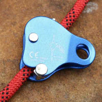 Fall Protection Self-locking Device Rope Grab High-Altitude Operation Mini Size Aluminum Magnesium Alloy Rope Clip Carabiners