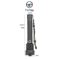 Tiktop XHP70 Powerful LED Flashlight L2 Spotlight Torch USB Rechargeable Torch Light Outdoor Lightin