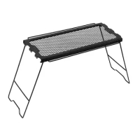 Folding Camping Table Folding Campfire Grill Portable Picnic Table Camping Cooking Grate for Hiking Garden Backpacking Beach