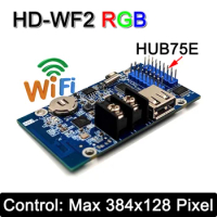 New HUB75 Series Control Card HD-WF2 Full color LED display control card,Support seven color display,Maximum 8 levels of gray,