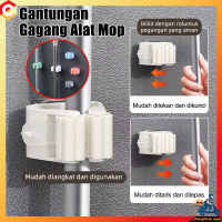 *COD*Penjepit pel / Gantungan sapu pel / Gantungan Gagang Alat Mop/Gantungan Tempel Sapu Dan Pel / G