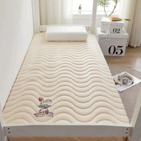 加厚床墊尺寸70x170家用床褥0.9米80x180x60x160x110x190x140大豆款-抗菌床墊-兔兔駝（舒適款）60*200cm