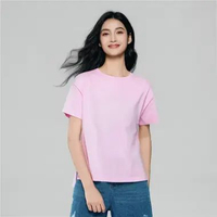 Giordano Women's Crew Neck Tee 0532625168 S Plum Blush