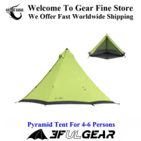 3F UL Gear Tribe 4 Multi-person Pyramid Tipi Hot Tent For Family Winter Camping
