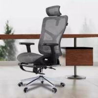 Modern Executive Office Chair Ergonomic Luxury Comfy Conference Designer Office Chair Rolling Silla De Oficina Furniture HDH