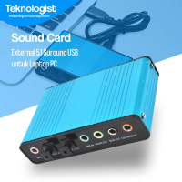 Sound Card External 5.1 Suround USB untuk Laptop/PC
