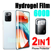 2in1 Full Cover Hydrogel Film For Xiaomi Poco X3 NFC GT Pro Camera Lens X 3 X3GT X3Pro 3GT 3NFC X3NFC Screen Protector Not Glass