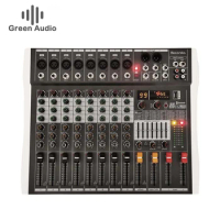 GAX-CY8 Hot Sale Professional 8 Channels Audio Mixer USB DJ Sound Mixing Console 99 DSP Effects