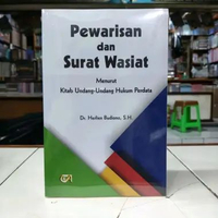 Citra Aditya Buku Pewarisan Dan Surat Wasiat : Menurut Kitab Undang-Undang Hukum Perdata - Dr. Herli