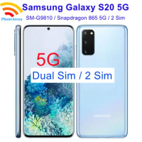 Samsung Galaxy S20 5G Dual Sim G9810 Global ROM 128GB RAM 12GB Octa Core Snapdragon 865 5G Chipset NFC Original