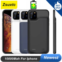 10000mAh Battery Charger Case for iPhone 12 Mini 11 Pro Max XS Max XR 7 8 Plus 6s SE 2020 Power Bank Charging for iPhone 12