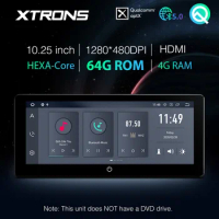 10.25'' PX6 Qualcomm Bluetooth 5.0 AptX Android 10.0 Universal 2 Din Car Multimedia Radio Audio Stereo Player GPS NO DVD