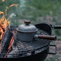 美國北邦BAREBONES復古搪瓷小湯鍋奶鍋戶外精致露營野餐鍋具裝備