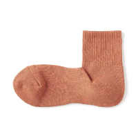 【MUJI 無印良品】男圈絨直角短襪(共8色)