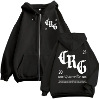 Rapper Central Cee Zipper Hoodie CAN'T RUSH GREATNESS World