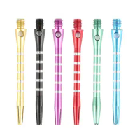 1/6/10 Professional Aluminium Alloy Darts Shafts 6 Colors Replacement Accessories Gadgets For Darts Gaming Darts Rod 2020
