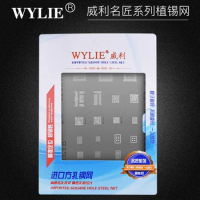 Wylie WL-08 BGA Reballing Stencil For IPhone 6 6P Baseband CPU RAM Nand WiFi Power IC Chip Tin Planting Soldering Net Repair