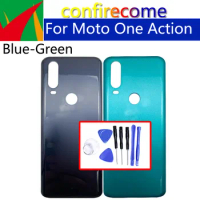 Replacement For Motorola Moto One Action Back Battery Cover Housing Rear Back Cover Housing Case