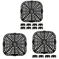 Air Fryer Grill Pan Non-Stick Cooking and Grilling Tray Perforated Crispers Plate for Instant Vortex 6qt Air Fryer Drop Shipping