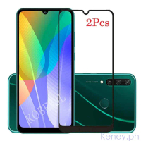 ฟิล์มกระจกนิรภัยแบบเต็มจอ คุณภาพสูง เหมาะสำหรับ Huawei Y6p, Y7p และ Y8p, ฟิล์มกันรอย