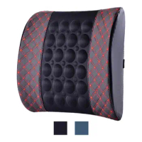 Universal Car Lumbar Support Pillow Electric Massage Chair Cushion 12V