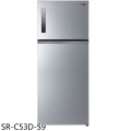 聲寶 SR-C53D(S9) 535公升變頻雙門冰箱 彩紋銀
