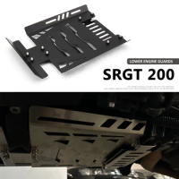 New Black Motorcycle Accessories Skid Plate Lower Engine Guard Cover For Aprilia SR GT200 SR GT 200 SRGT200 SRGT 200 2022 2023