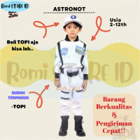 Romi Store ID baju astronot anak Kostum Profesi ASTRONOT PUTIH Cilik Stelan Anak Seragam Astronot Ci