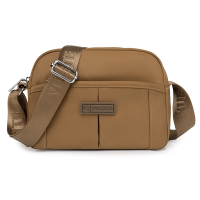 GStar Nylon Canvas Crossbody Bag Lightweight Travel Shoulder Bag Multi-layer Zipper Closure Oxford C