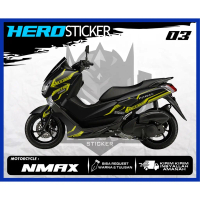 DECAL YAMAHA NMAX PREMIUM Fullbody-DECAL YAMAHA NMAX Design 03 Kendaraan