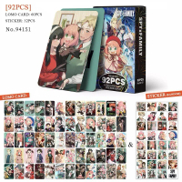 [Lomo SpyxFamily 92] Bộ 60 lomo card Gia đình  x Điệp viên photocard + 32 Sticker SpyxFamily tặng kè