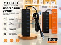 USB HUB M-TECH 7 PORT ON/OFF USB 2.0 3.0