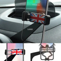 F60 COUNTRYMAN Phone Mobile Phone Holder Stand GPS Car Holder Smartphon Stand For MINI Cooper Union Jack Interior Accessoriors