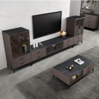 Console Modern Minimalist Slate Nordic Home Storage Cabinet Smart TV Cabinet With Living Room Suporte Para Tv Italian Furniture