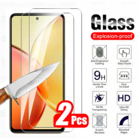 For Vivo Y36 4G Glass 2Pcs Tempered Protective Glass Vavo Vovi Vi Vo Y 36 36Y VivoY36 Screen Protector For Vivo Y36 2023 6.64''